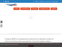 Tablet Screenshot of fundacionseur.org